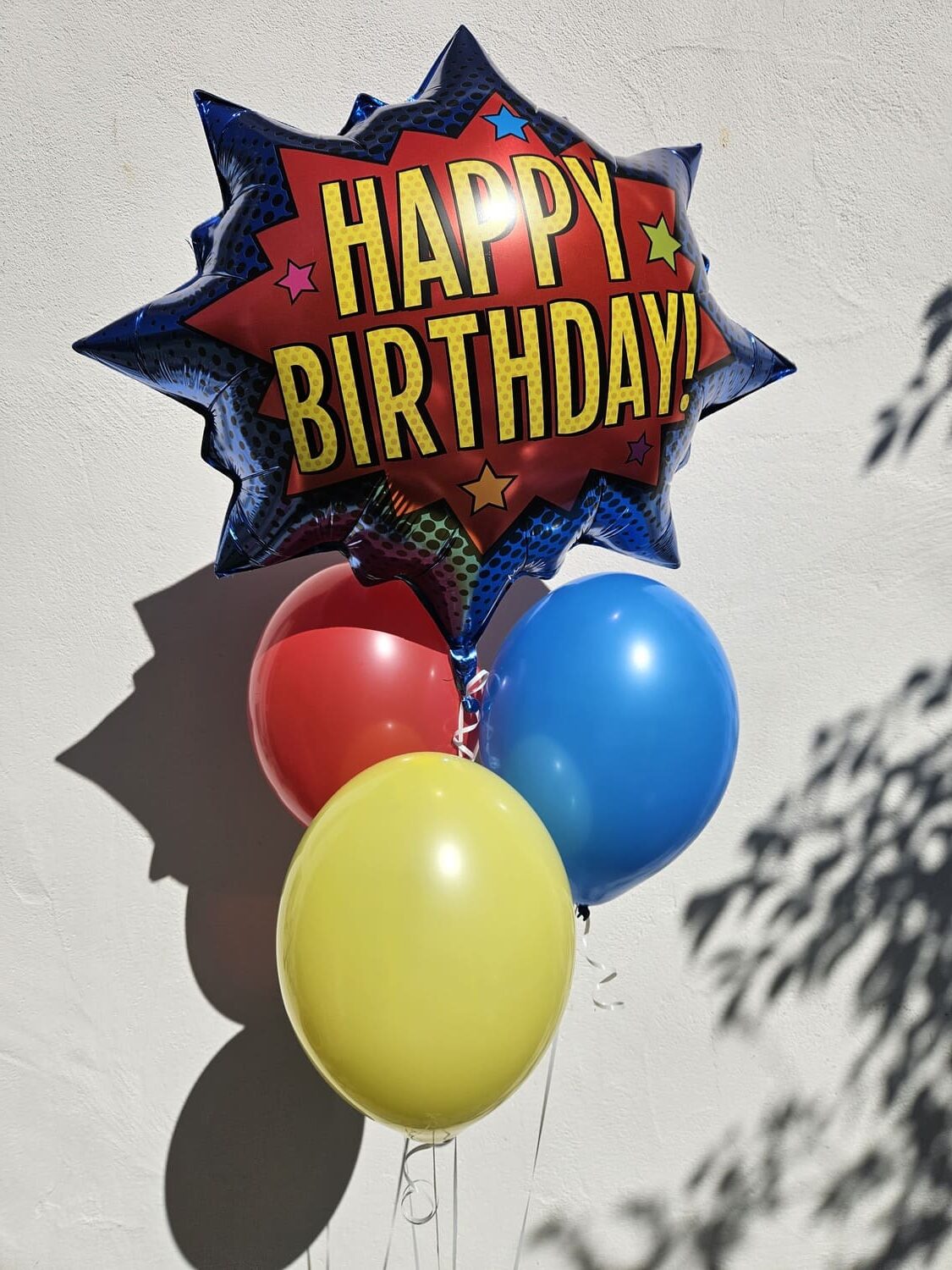 Superheld Sprechblase Set Happy Birthday Ballon Set Superheld – Bild 1