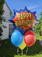 Happy Birthday Ballon Set Superheld – Bild 5