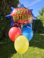 Happy Birthday Ballon Set Superheld – Bild 3
