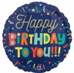 Folienballon Happy Birthday to you