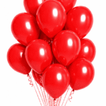 Latex Ballons Ø 30 cm Basis Rot