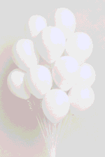 Latex Ballons Ø 30 cm Basis Weiß