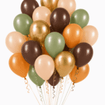 25 Latex Beige Gold Braun