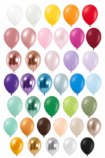 Latex Ballons Ø 30 cm Basis Hellblau – Bild 3