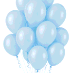 Latex Ballons Ø 30 cm Basis Hellblau