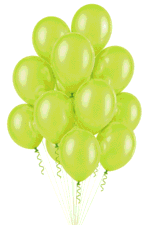 Latex Ballons Ø 30 cm Basis Hellgrün