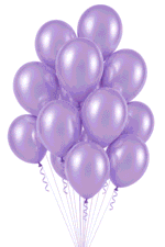 Latex Ballons Ø 30 cm Basis Lila