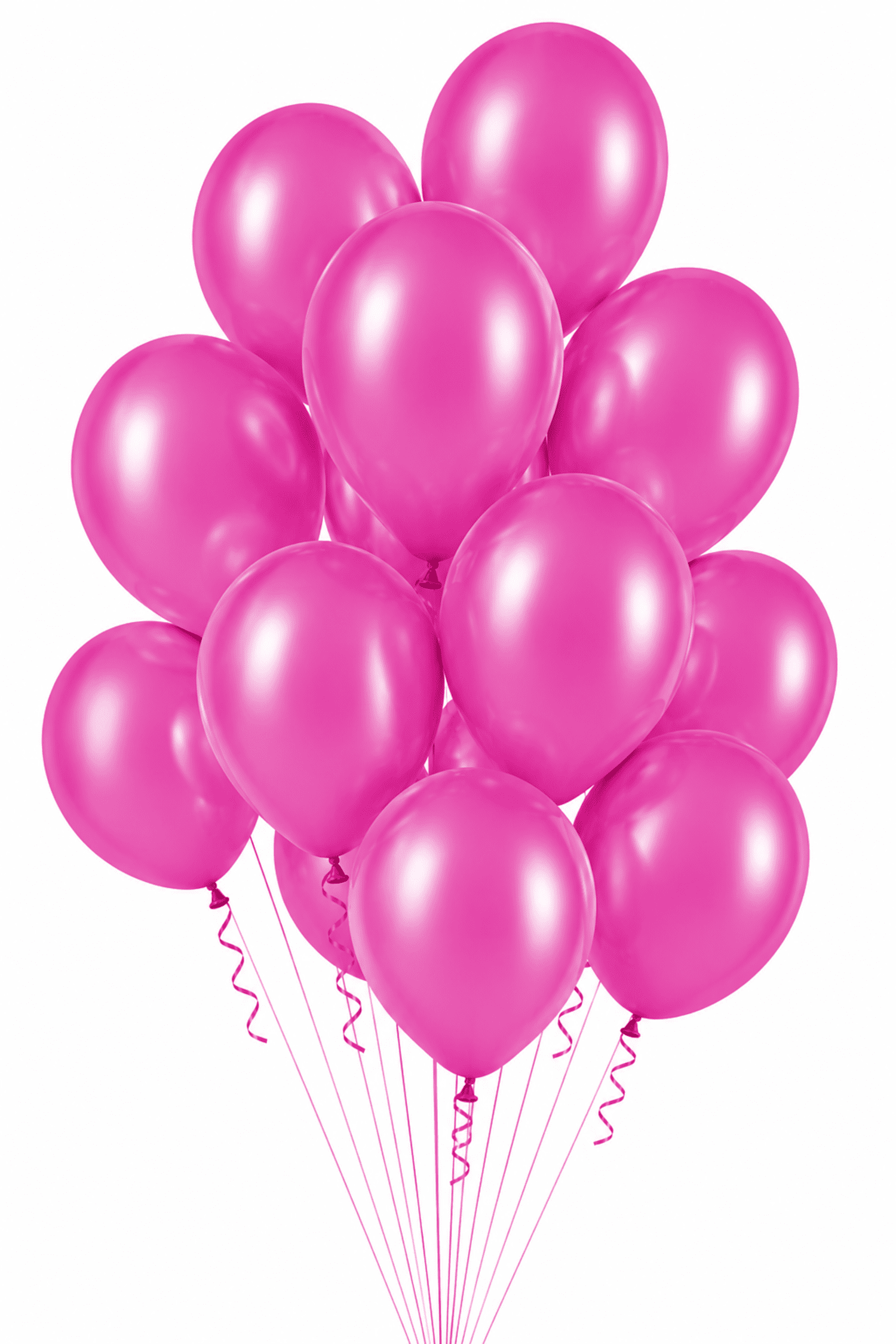 Latex Basis Pink Strauß Latex Ballons Ø 30 cm Basis Pink – Bild 1