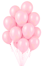 Latex Ballons Ø 30 cm Basis Rosa