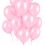 Latex Ballons Ø 30 cm Metallic Rosa