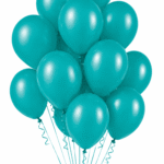 Latex Ballons Ø 30 cm Basis Türkis