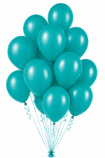 Latex Ballons Ø 30 cm Basis Türkis