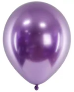 Latex Ballons Ø 30 cm Chrom Lila – Bild 2