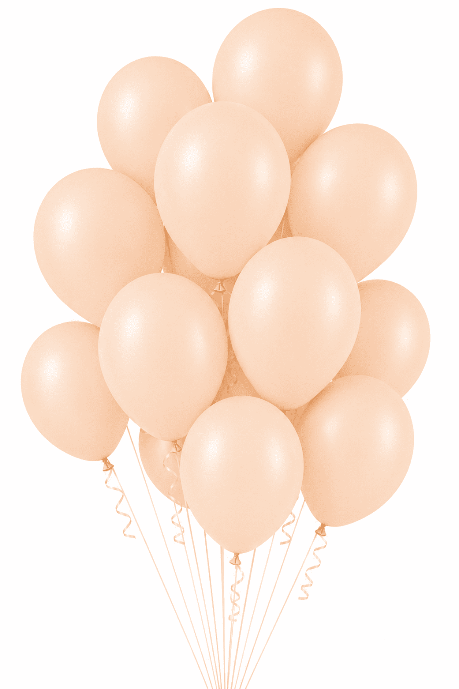 Latex Fashion Blush Strauß Latex Ballons Ø 30 cm Fashion Beige (Blush) – Bild 1