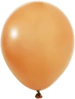 Latex Ballons Ø 30 cm Fashion Karamell Braun – Bild 2