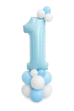 Ballonbouquet - eine Zahl - mit Standfuß – Bild 2