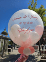 Pop Up Ballon - personalisierbar - Hochzeitsballon zum Aufstechen - Standesamt oder Feier – Bild 21