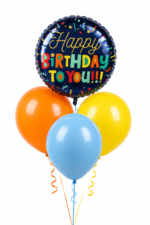 Ballon Set Happy Birthday Bunt – Bild 2