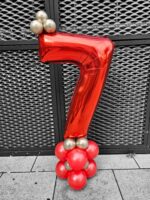 Ballonbouquet - eine Zahl - mit Standfuß – Bild 2