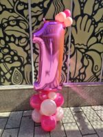 Ballonbouquet - eine Zahl - mit Standfuß – Bild 7