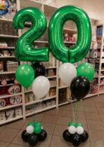 Ballonbouquet - zwei Zahlen - mit Heliumballons – Bild 8